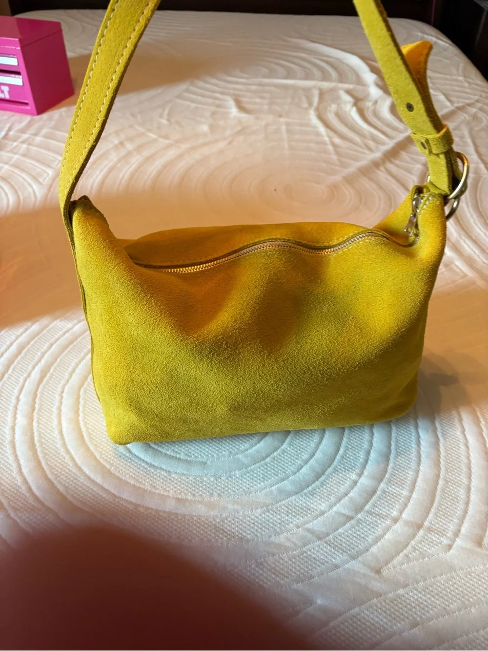 Plg hello yellow large slouchy bag new but has been test packed only. Nsnp home. - Picture 2 of 3